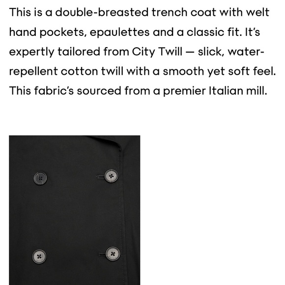 Aritzia Esquire  Double-Breasted Jacket coat size xs nwt - Picture 6 of 7